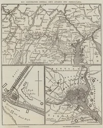 Map illustrating General Lee